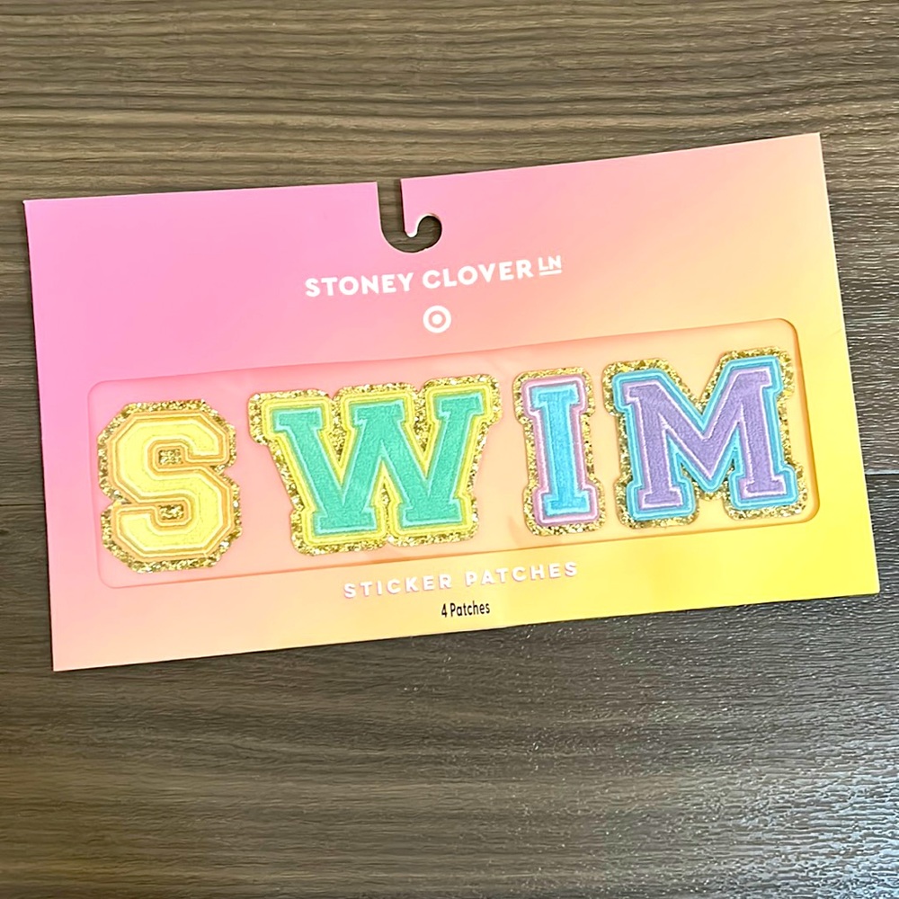 Brand New With Tags Stoney Clover Lane sparkle swim patches